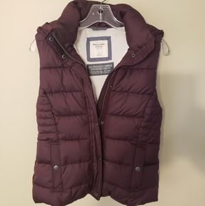 Abercrombie and Fitch vest jacket with hood